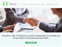 Tablet Screenshot of itpeople.com.hk